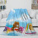 Laden Sie das Bild in den Galerie-Viewer, Care Bears Blanket Flannel Fleece Throw Room Decoration