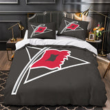 Laden Sie das Bild in den Galerie-Viewer, Carolina Hurricanes Bedding Set Quilt Duvet Cover Without Filler