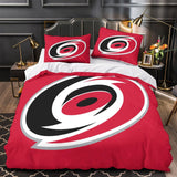 Laden Sie das Bild in den Galerie-Viewer, Carolina Hurricanes Bedding Set Quilt Duvet Cover Without Filler