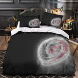 Laden Sie das Bild in den Galerie-Viewer, Carolina Hurricanes Bedding Set Quilt Duvet Cover Without Filler