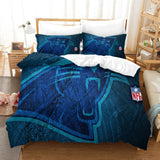 Laden Sie das Bild in den Galerie-Viewer, Carolina Panthers Bedding Set Duvet Cover Without Filler