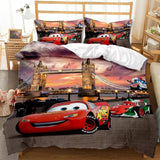 Laden Sie das Bild in den Galerie-Viewer, Cars Lightning McQueen Bedding Set Quilt Cover Without Filler