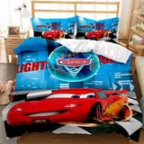 Laden Sie das Bild in den Galerie-Viewer, Cars Lightning McQueen Bedding Set Quilt Cover Without Filler