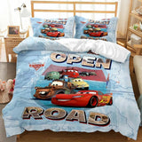 Laden Sie das Bild in den Galerie-Viewer, Cars Lightning McQueen Bedding Set Quilt Cover Without Filler