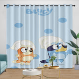 Laden Sie das Bild in den Galerie-Viewer, Cartoon Bluey Curtains Pattern Blackout Window Drapes