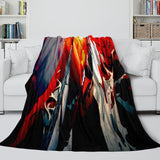 Laden Sie das Bild in den Galerie-Viewer, Chainsaw Man Blanket Flannel Fleece Pattern Throw Room Decoration