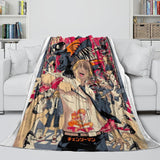 Laden Sie das Bild in den Galerie-Viewer, Chainsaw Man Blanket Flannel Fleece Throw Room Decoration