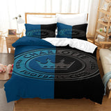 Laden Sie das Bild in den Galerie-Viewer, Charlotte FC Bedding Set Duvet Cover Without Filler