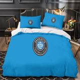 Laden Sie das Bild in den Galerie-Viewer, Charlotte FC Bedding Set Duvet Cover Without Filler