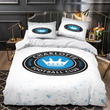 Laden Sie das Bild in den Galerie-Viewer, Charlotte FC Bedding Set Duvet Cover Without Filler