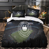 Laden Sie das Bild in den Galerie-Viewer, Charlotte FC Bedding Set Duvet Cover Without Filler