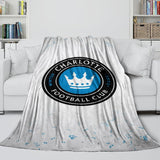 Laden Sie das Bild in den Galerie-Viewer, Charlotte FC Blanket Flannel Fleece Throw Room Decoration