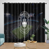 Laden Sie das Bild in den Galerie-Viewer, Charlotte FC Curtains Blackout Window Drapes Room Decoration