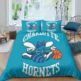 Laden Sie das Bild in den Galerie-Viewer, Charlotte Hornets Bedding Set Duvet Cover Without Filler