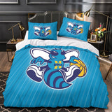 Laden Sie das Bild in den Galerie-Viewer, Charlotte Hornets Bedding Set Duvet Cover Without Filler