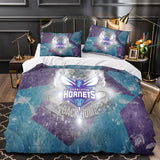 Laden Sie das Bild in den Galerie-Viewer, Charlotte Hornets Bedding Set Duvet Cover Without Filler