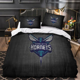 Laden Sie das Bild in den Galerie-Viewer, Charlotte Hornets Bedding Set Duvet Cover Without Filler