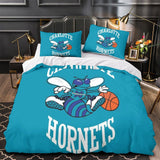 Laden Sie das Bild in den Galerie-Viewer, Charlotte Hornets Bedding Set Duvet Cover Without Filler