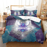 Laden Sie das Bild in den Galerie-Viewer, Charlotte Hornets Bedding Set Duvet Cover Without Filler