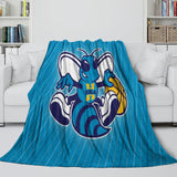 Laden Sie das Bild in den Galerie-Viewer, Charlotte Hornets Blanket Flannel Fleece Throw Room Decoration