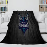 Laden Sie das Bild in den Galerie-Viewer, Charlotte Hornets Blanket Flannel Fleece Throw Room Decoration