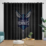 Laden Sie das Bild in den Galerie-Viewer, Charlotte Hornets Curtains Blackout Window Drapes Room Decoration