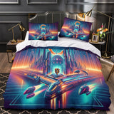 Laden Sie das Bild in den Galerie-Viewer, Chicago Bears Bedding Set Duvet Cover Without Filler