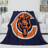 Laden Sie das Bild in den Galerie-Viewer, Chicago Bears Blanket Flannel Fleece Throw Kids Room Decoration