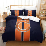 Laden Sie das Bild in den Galerie-Viewer, Chicago Bears Duvet Cover Kids Room Bedding Set Without Filler