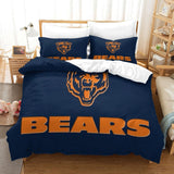 Laden Sie das Bild in den Galerie-Viewer, Chicago Bears Duvet Cover Kids Room Bedding Set Without Filler