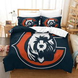 Laden Sie das Bild in den Galerie-Viewer, Chicago Bears Duvet Cover Kids Room Bedding Set Without Filler