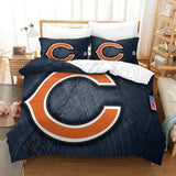 Laden Sie das Bild in den Galerie-Viewer, Chicago Bears Duvet Cover Kids Room Bedding Set Without Filler