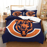 Laden Sie das Bild in den Galerie-Viewer, Chicago Bears Duvet Cover Kids Room Bedding Set Without Filler