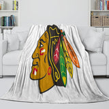 Laden Sie das Bild in den Galerie-Viewer, Chicago Blackhawks Blanket Flannel Throw Kids Room Decoration