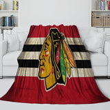 Laden Sie das Bild in den Galerie-Viewer, Chicago Blackhawks Blanket Flannel Throw Kids Room Decoration