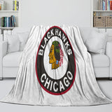 Laden Sie das Bild in den Galerie-Viewer, Chicago Blackhawks Blanket Flannel Throw Kids Room Decoration