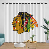 Laden Sie das Bild in den Galerie-Viewer, Chicago Blackhawks Curtains Blackout Window Drapes Room Decoration