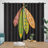 Laden Sie das Bild in den Galerie-Viewer, Chicago Blackhawks Curtains Blackout Window Drapes Room Decoration