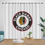 Laden Sie das Bild in den Galerie-Viewer, Chicago Blackhawks Curtains Blackout Window Drapes Room Decoration
