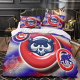 Laden Sie das Bild in den Galerie-Viewer, Chicago Cubs Bedding Set Quilt Cover Without Filler