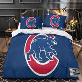 Laden Sie das Bild in den Galerie-Viewer, Chicago Cubs Bedding Set Quilt Cover Without Filler