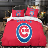 Laden Sie das Bild in den Galerie-Viewer, Chicago Cubs Bedding Set Quilt Cover Without Filler