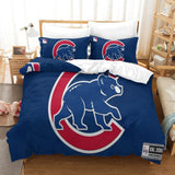Laden Sie das Bild in den Galerie-Viewer, Chicago Cubs Bedding Set Quilt Cover Without Filler