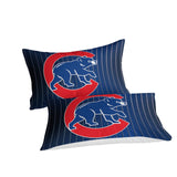 Laden Sie das Bild in den Galerie-Viewer, Chicago Cubs Bedding Set Quilt Cover Without Filler