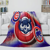 Laden Sie das Bild in den Galerie-Viewer, Chicago Cubs Blanket Flannel Throw Room Decoration