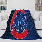 Laden Sie das Bild in den Galerie-Viewer, Chicago Cubs Blanket Flannel Throw Room Decoration