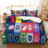 Laden Sie das Bild in den Galerie-Viewer, Chicago Fire Soccer Club Bedding Set Duvet Cover Without Filler