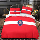 Laden Sie das Bild in den Galerie-Viewer, Chicago Fire Soccer Club Bedding Set Duvet Cover Without Filler