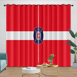 Laden Sie das Bild in den Galerie-Viewer, Chicago Fire Soccer Club Curtains Blackout Window Drapes Room Decoration