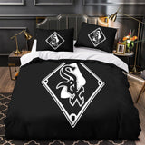 Laden Sie das Bild in den Galerie-Viewer, Chicago White Sox Bedding Set Quilt Cover Without Filler